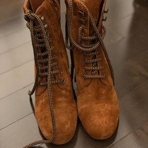 Miu miu never mind block heel booties